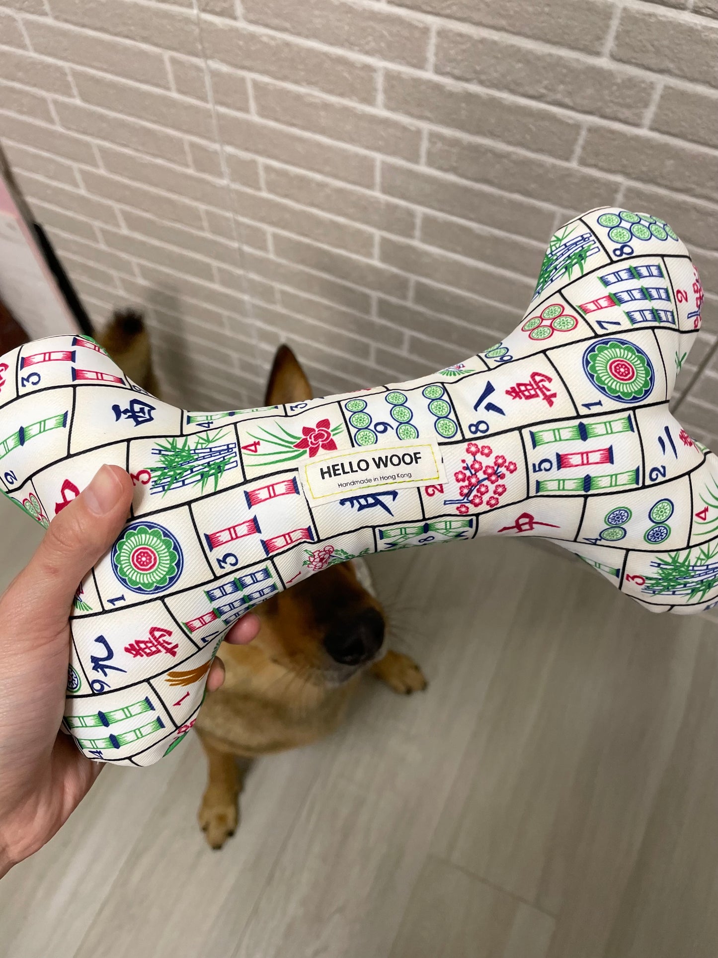 Mahjong Bone-Shaped Pet Toy