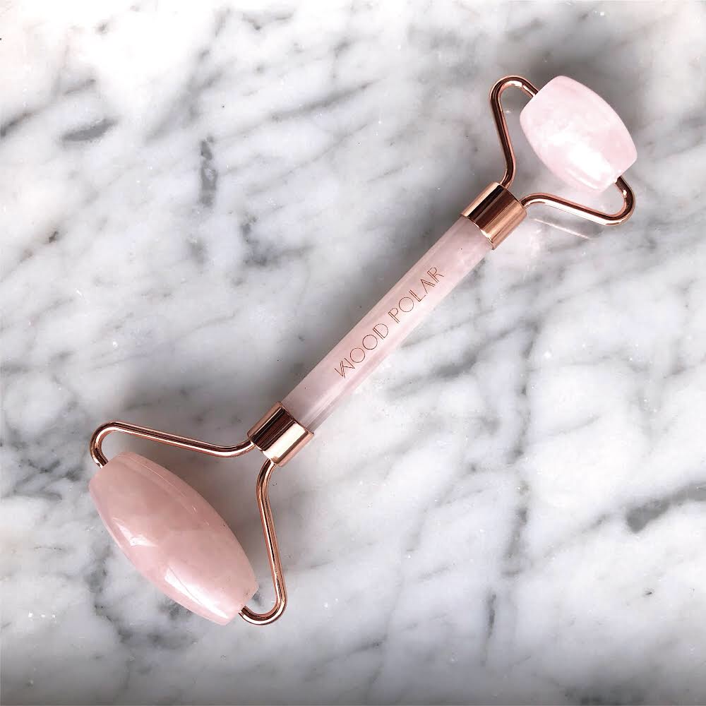 Rose Quartz Facial Roller 粉紅水晶面部按摩滾輪