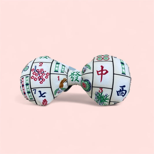 Mahjong Puffy Bow Tie