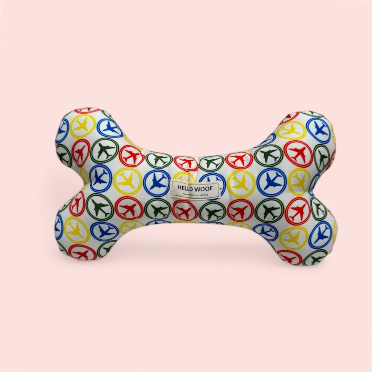 Aeroplane Chess Bone-Shaped Pet Toy