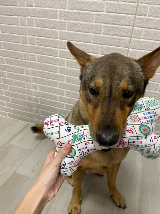 Mahjong Bone-Shaped Pet Toy