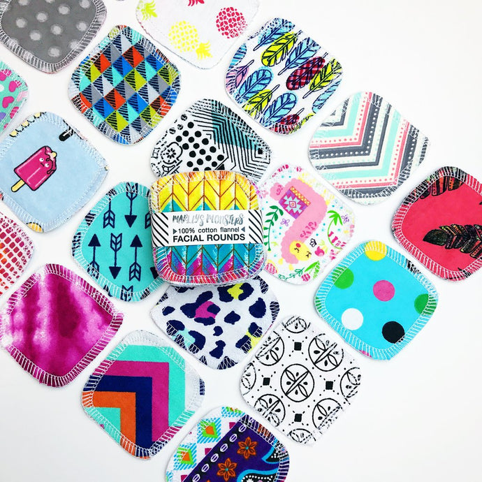 Reusable Facial Round- Mixed Print 循環再用化妝棉