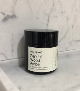 Sandalwood Amber Soy Wax Candle 琥珀檀香木大豆蠟燭