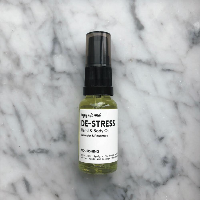 De-Stress Aromatherapy Hand & Body Oil 壓力舒緩手部及身體護膚油